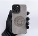 Чохол для iPhone 15 Pro Max Silicone Eco Suede &mdash; Сірий (Grey) 9580 фото 2
