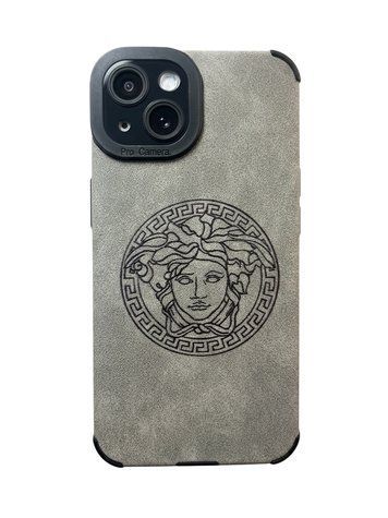 Чохол для iPhone 13 Silicone Eco Suede &mdash; Сірий (Grey) 9480 фото
