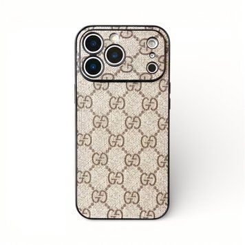 Брендовий чохол GG для iPhone 17 Pro з підтримкою MagSafe + Мікрофібра 9740 фото