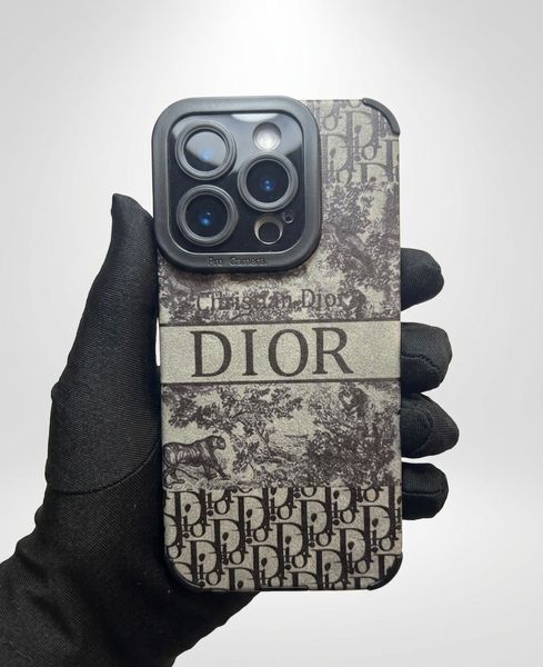 Ексклюзивний чохол Christian для iPhone 16 Pro Max &mdash; Сірий (Grey) 9390 фото