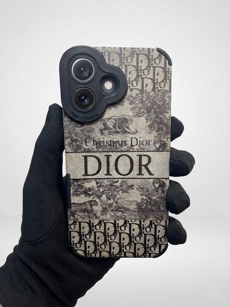 Ексклюзивний чохол Christian для iPhone 16  &mdash; Сірий (Grey) 9370 фото