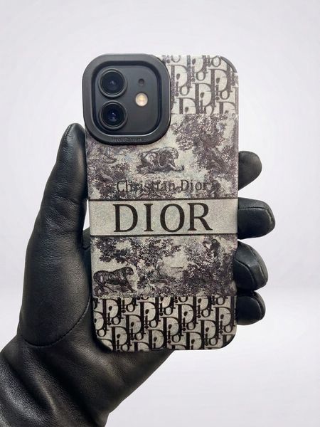 Ексклюзивний чохол Christian для iPhone 12 &mdash; Сірий (Grey) 9230 фото